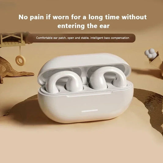 T75 Bone Conduction Bluetooth 5.3 Sports Headphones – Wireless, Waterproof, HiFi Sound, TWS Earphones.