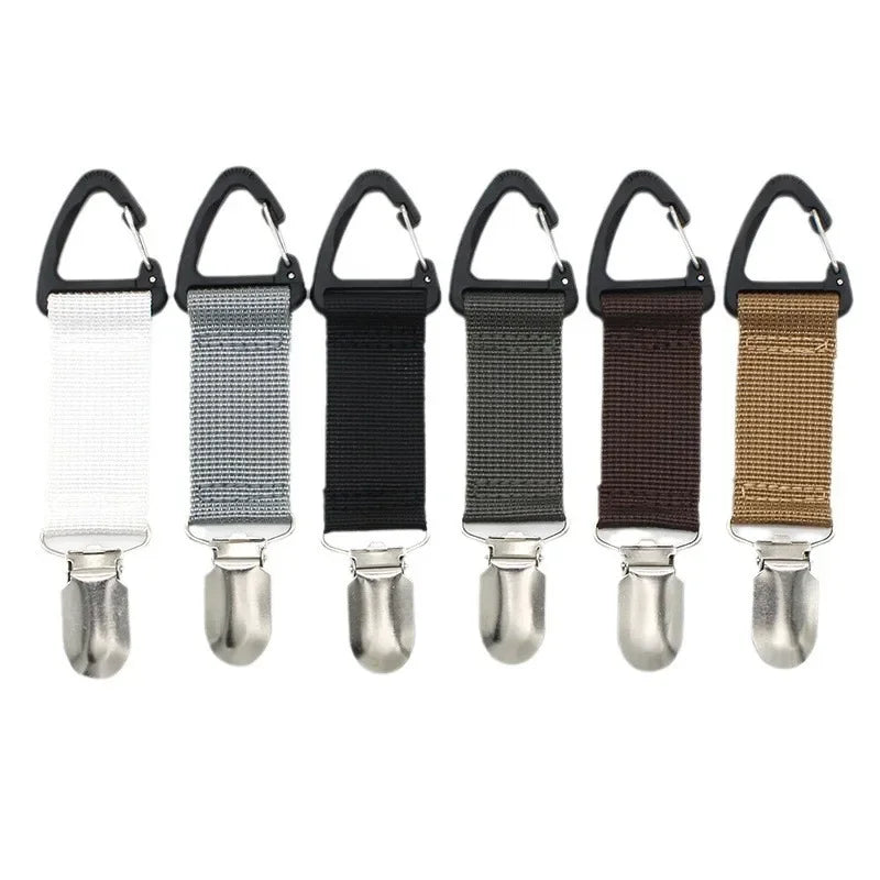 Outdoor Travel Straw Hat Clip – Portable Multi-purpose Bag Clip & Glove Organizer, Available in Multiple Colors