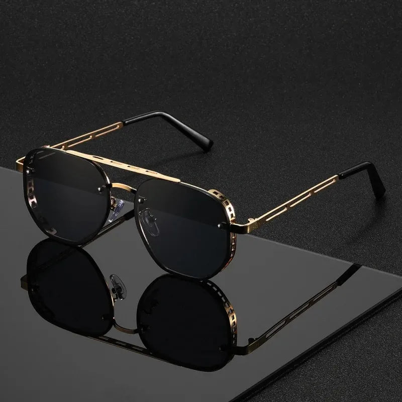 Men & Women Vintage Square Driving Sunglasses