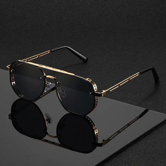 Men & Women Vintage Square Driving Sunglasses