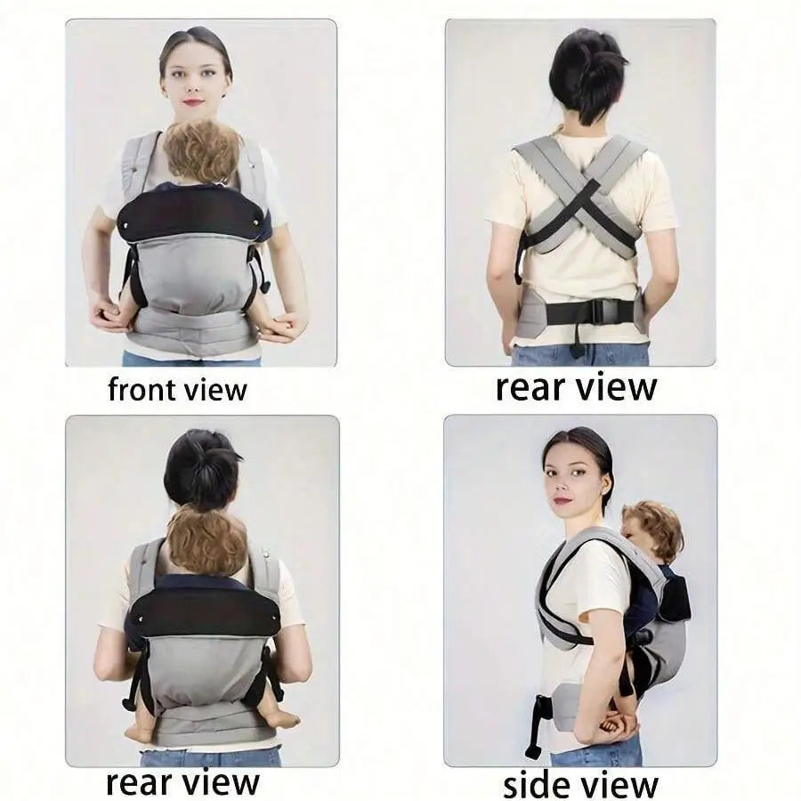 1Pc Simple Baby Carrier for Infants & Toddlers – Lightweight Multifunctional Front-Hold Carrier