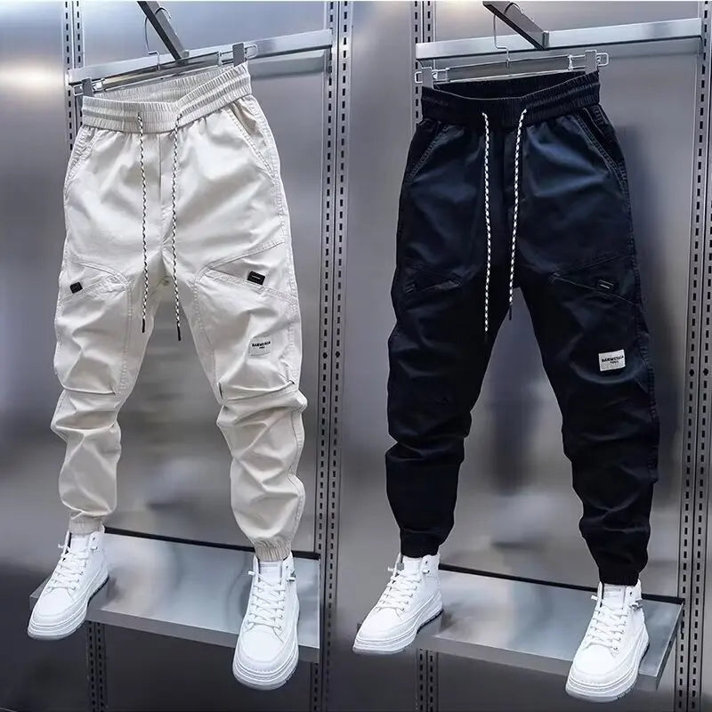 Men’s Harem Pants – Breathable Casual Straight Trousers