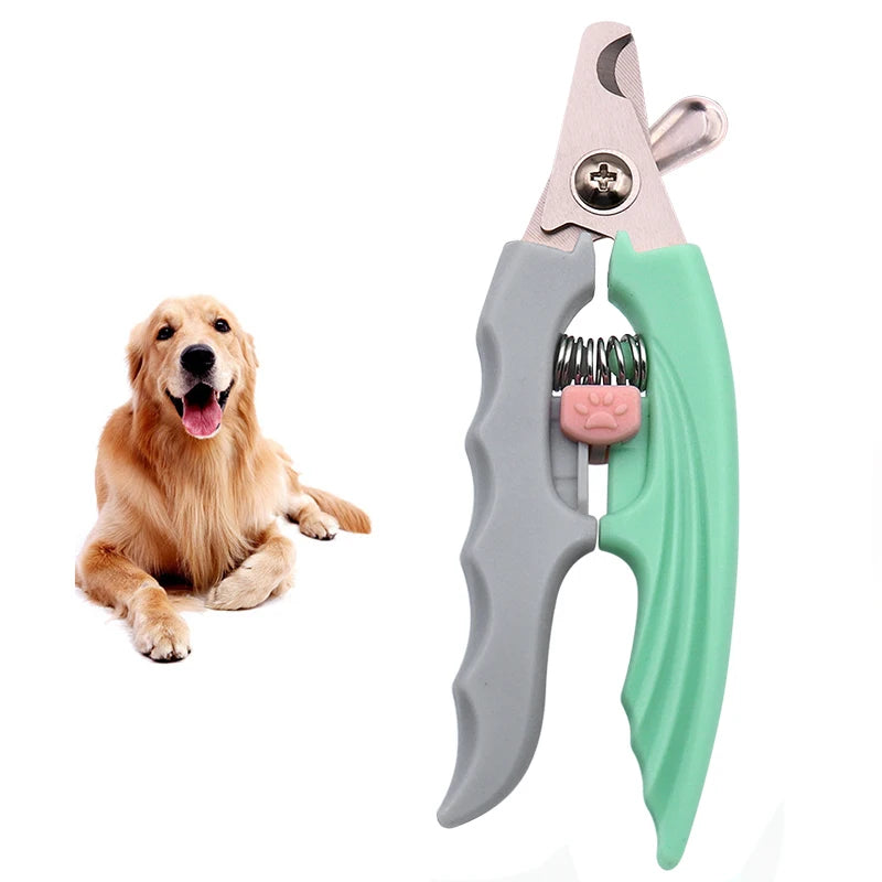 Professional Pet Nail Clipper with Safety Guard – Stainless Steel for Cats & Dogs