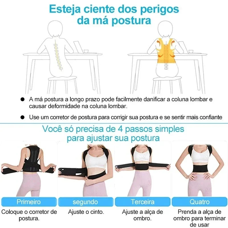 Adjustable Posture Corrector Vest – Back & Shoulder Support Brace