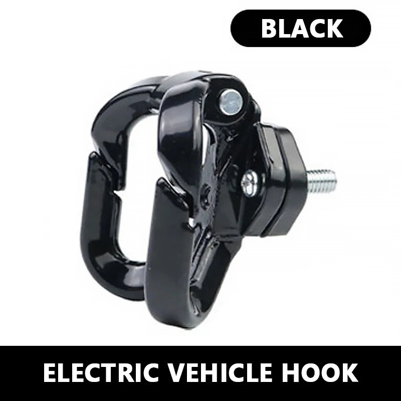 SEAMETAL Motorcycle Helmet & Bag Hook — Double Aluminum Alloy Hanger Accessory