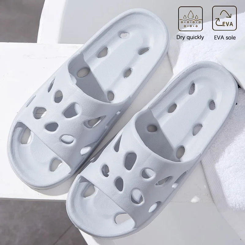 Bathroom & Beach Women’s Slippers – Lightweight, Non-Slip Flip Flops for Pool & Swimming
