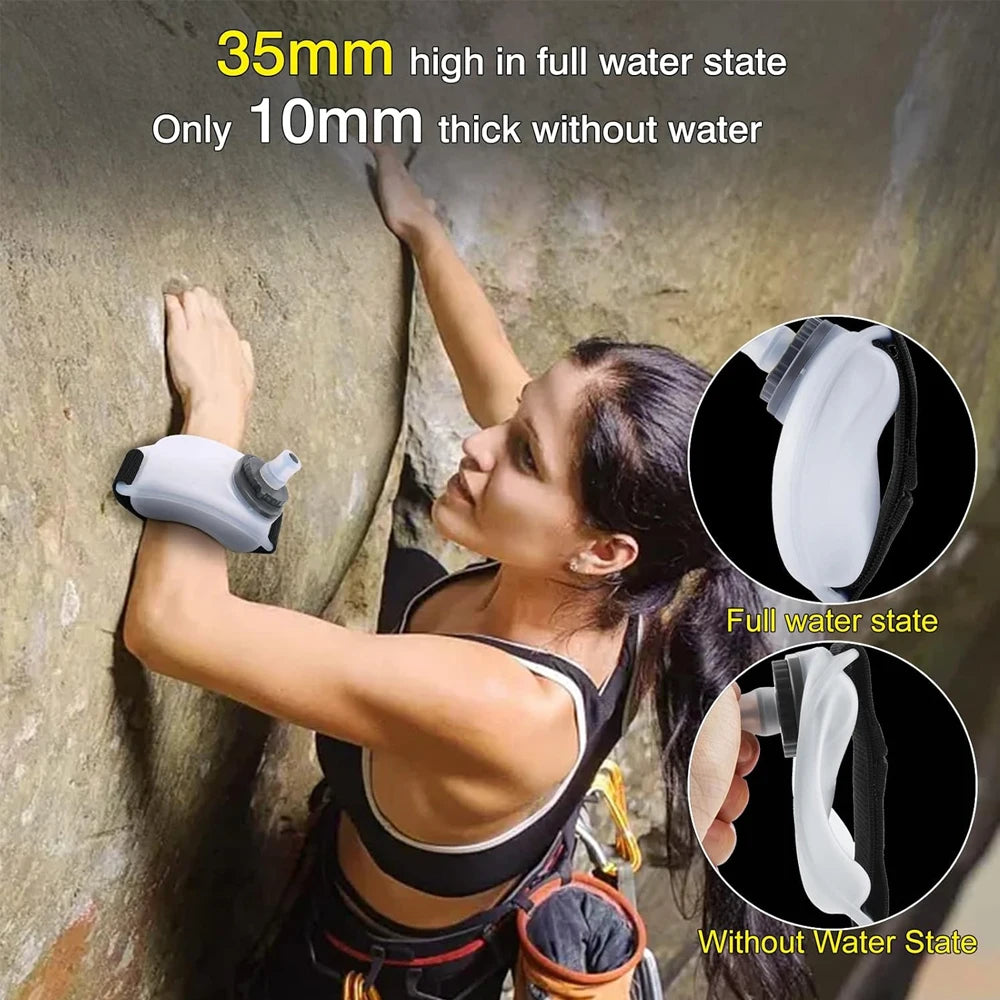 Wearable Wrist Water Bottle 200ml – Hands-Free for Running & Fitness