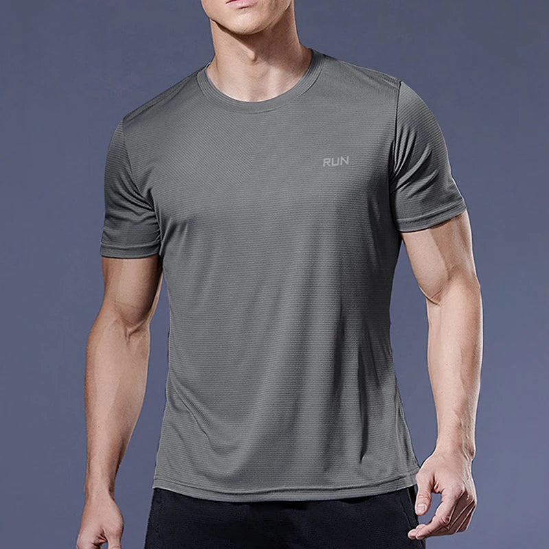 Men’s Quick-Dry Sports T-Shirt – Fitness, Running & Gym Jersey