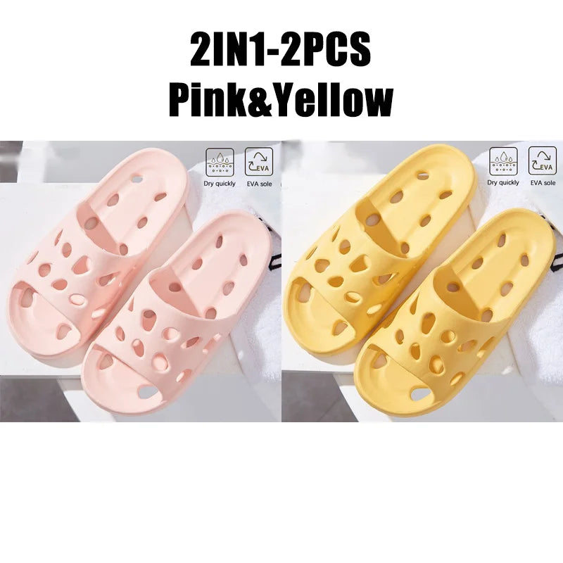 Bathroom & Beach Women’s Slippers – Lightweight, Non-Slip Flip Flops for Pool & Swimming