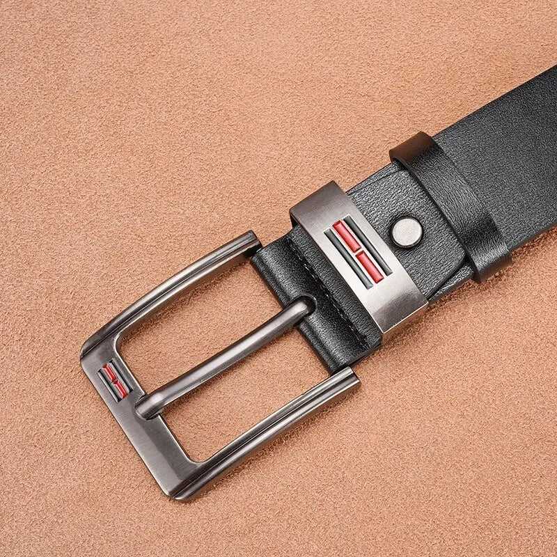Men's Genuine Leather Belt – Cowskin, Casual & Business, 2024 Fashion