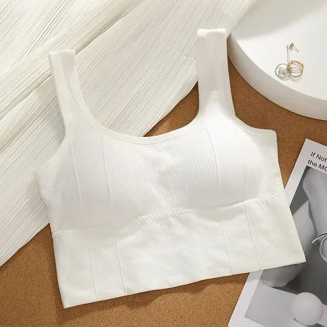Women’s Seamless Sports Bra – Breathable, Anti-Sweat, Shockproof Yoga & Fitness Crop Top