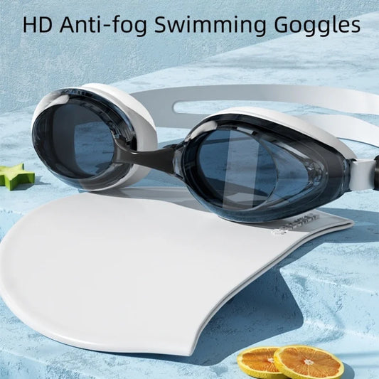 Professional Anti-Fog Swimming Goggles – Waterproof, UV Protection (Unisex)