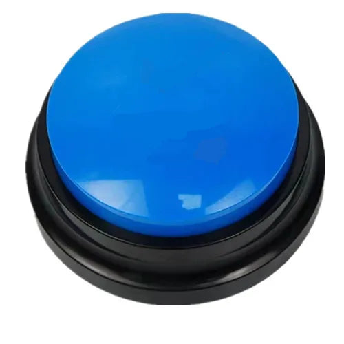 Voice Recording Button — 30s Record & Playback Pet Training Buzzer, Talking Dog Communication Buttons