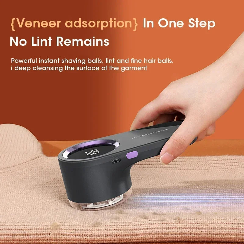 USB Rechargeable Lint Remover – Electric Fabric Shaver