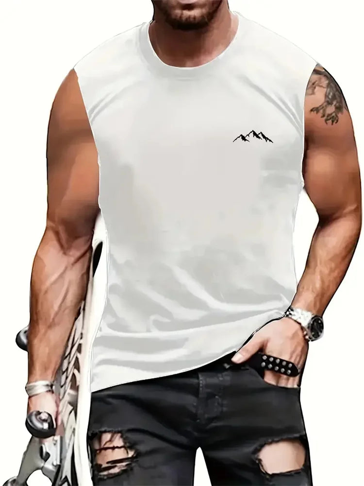 Men's Summer Mesh Vest – Quick-Dry, Breathable, Sleeveless Fitness Shirt