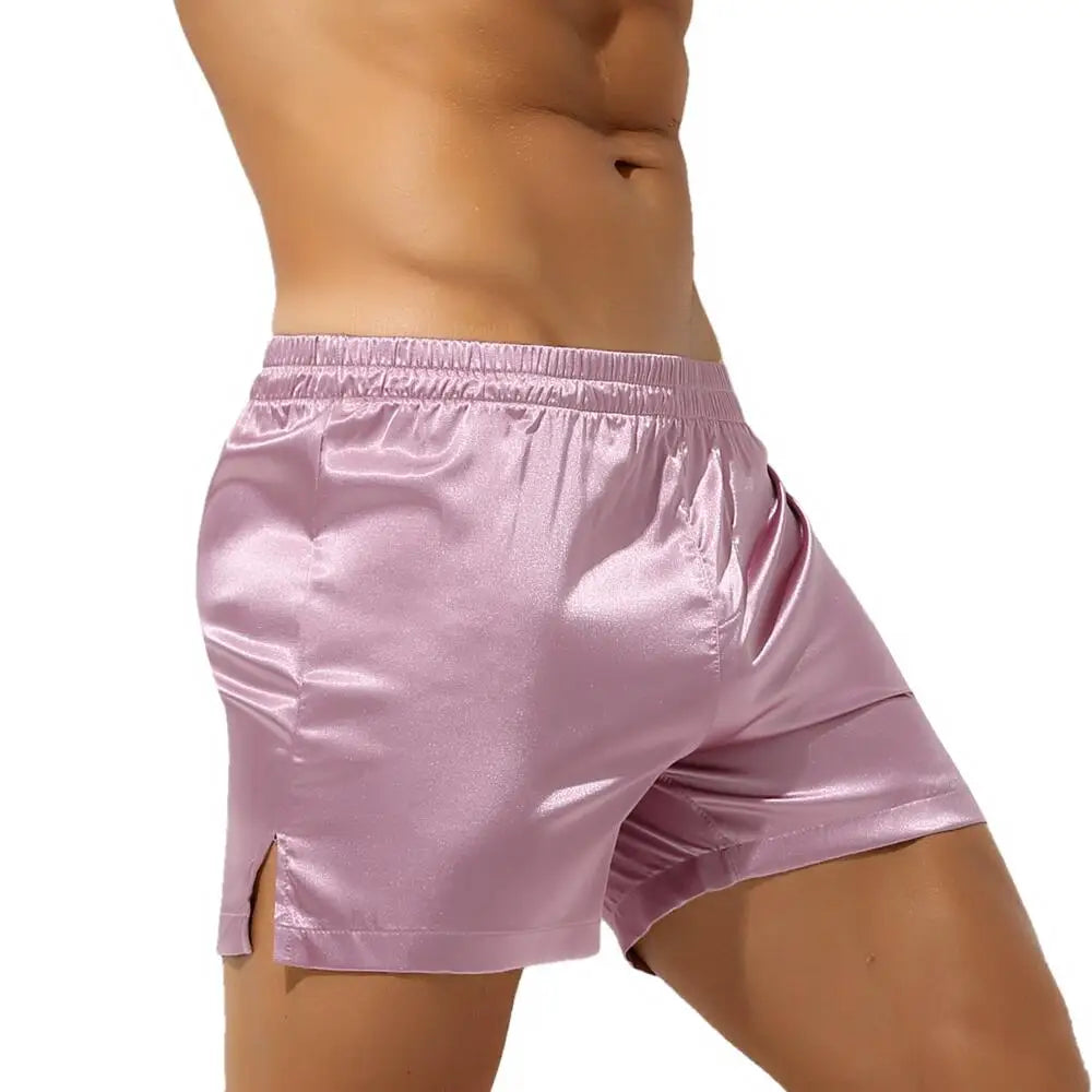 Men’s Sleep Shorts – Silky Soft, Loose Boxers & Lounge Underwear for Home