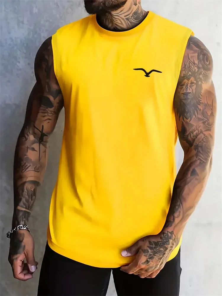 Men's Summer Mesh Vest – Quick-Dry, Breathable, Sleeveless Fitness Shirt