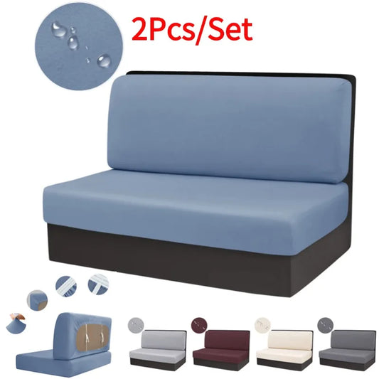 2-Piece RV Dinette Cushion Covers – Stretch Sofa & Bench Seat Covers