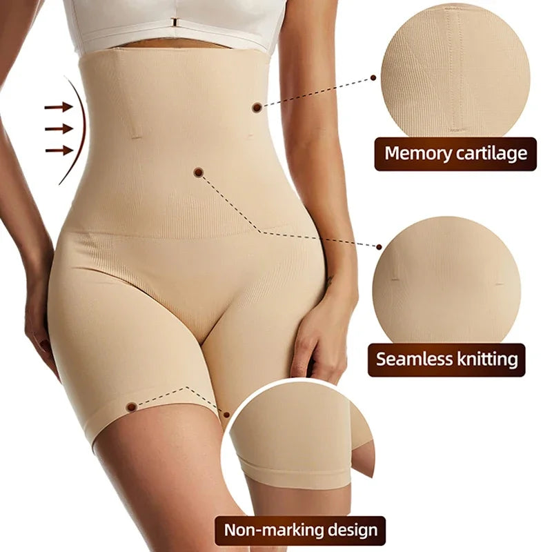 Women’s High-Waist Shapewear – Seamless Butt Lifter & Tummy Control Panty