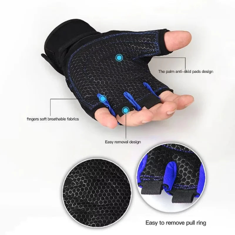 Gym Gloves – Shockproof Grip & Wrist Support