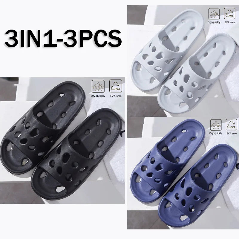 Bathroom & Beach Women’s Slippers – Lightweight, Non-Slip Flip Flops for Pool & Swimming