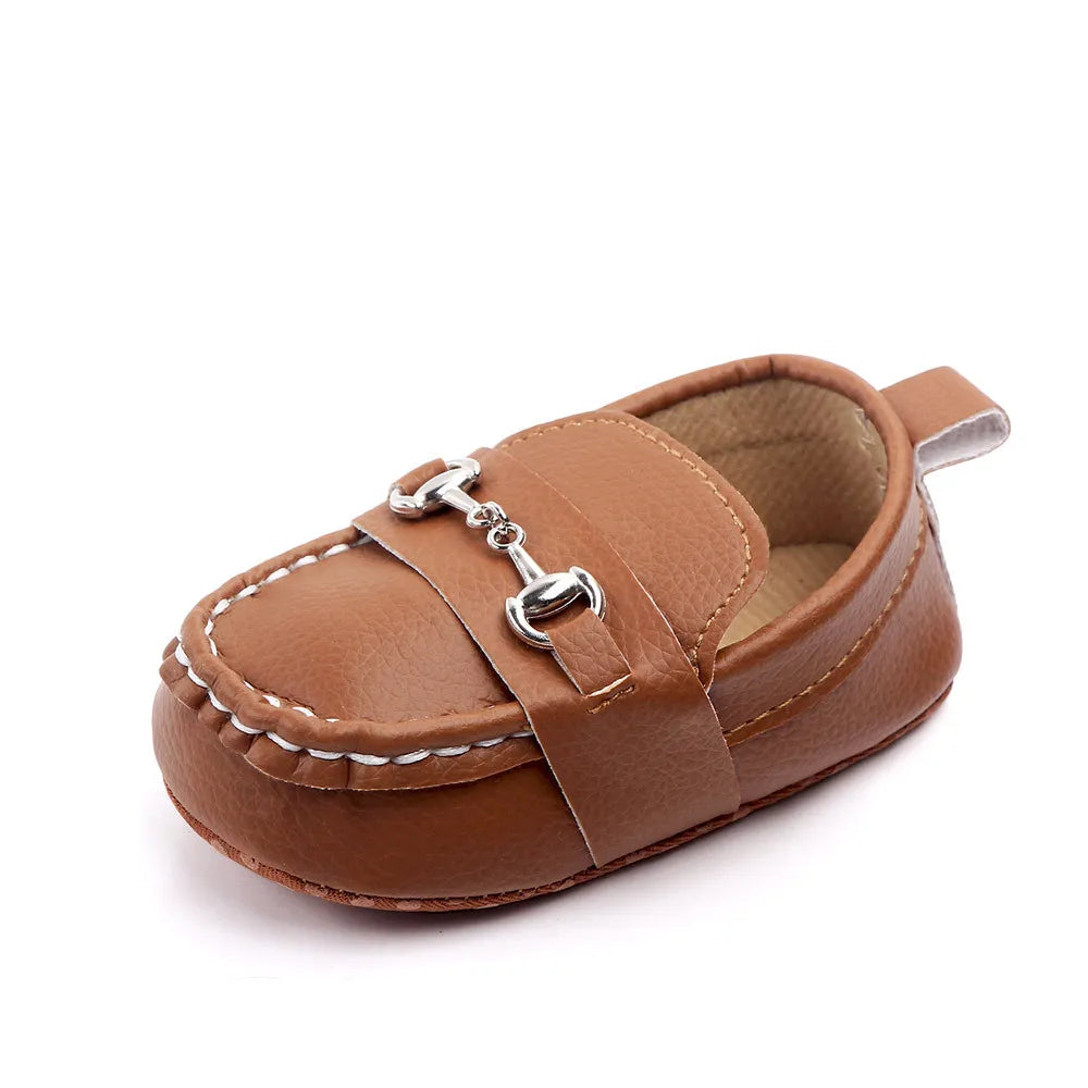 Baby Slip-On Shoes — Soft PU & Cotton, Unisex Newborn, Spring/Autumn