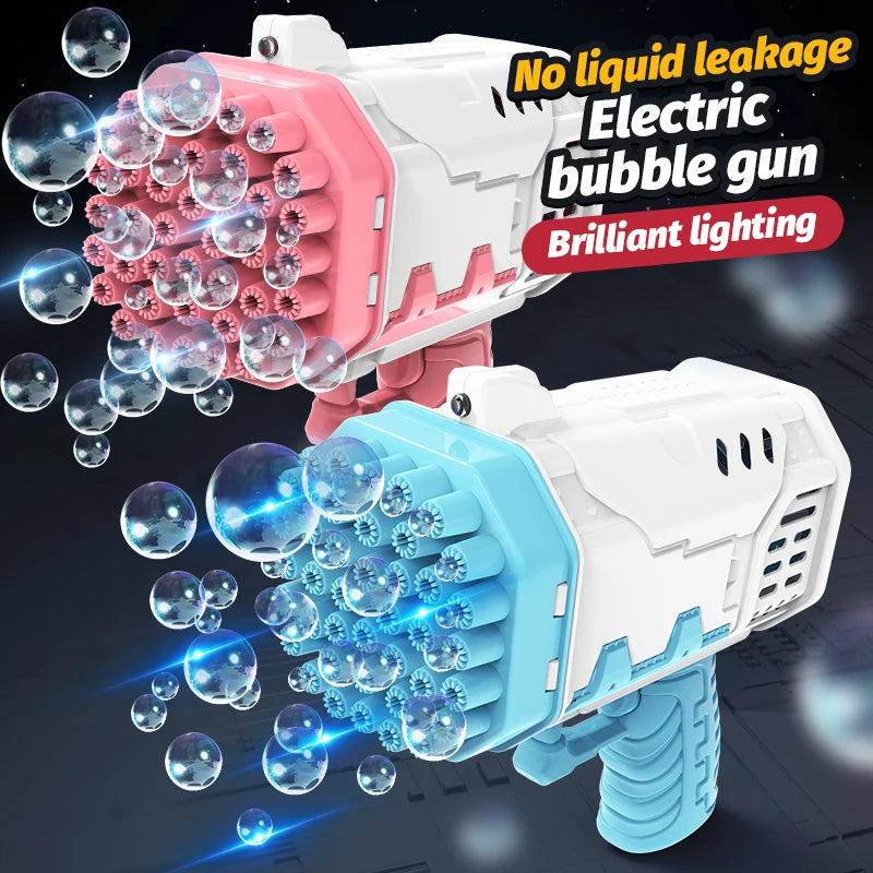 Kids' 40-Hole Bubble Machine – Outdoor Toy, No Battery