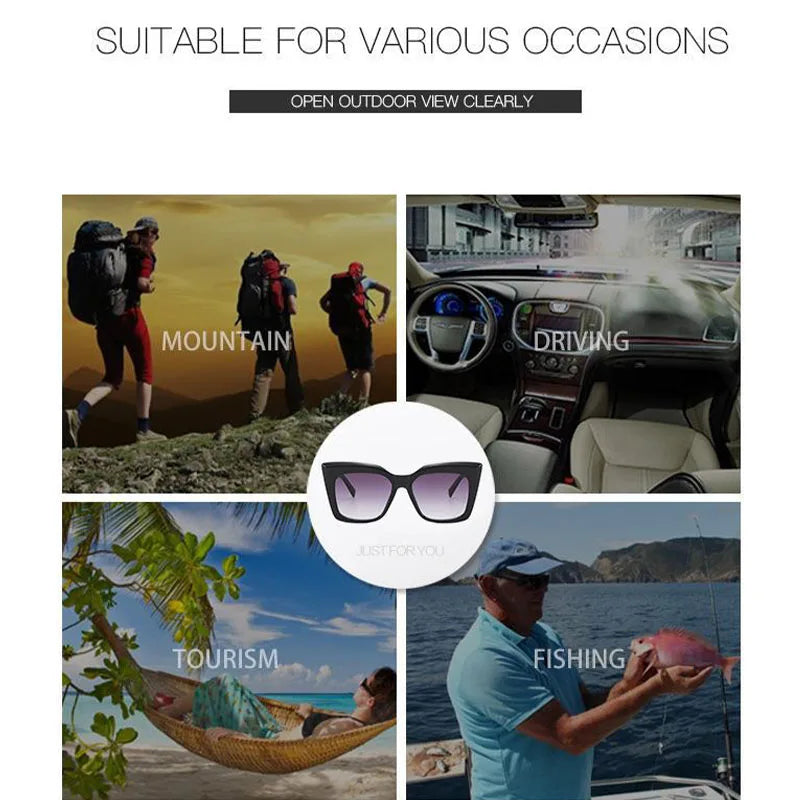 Small Frame Square Sunglasses – Unisex UV400 Outdoor Eyewear