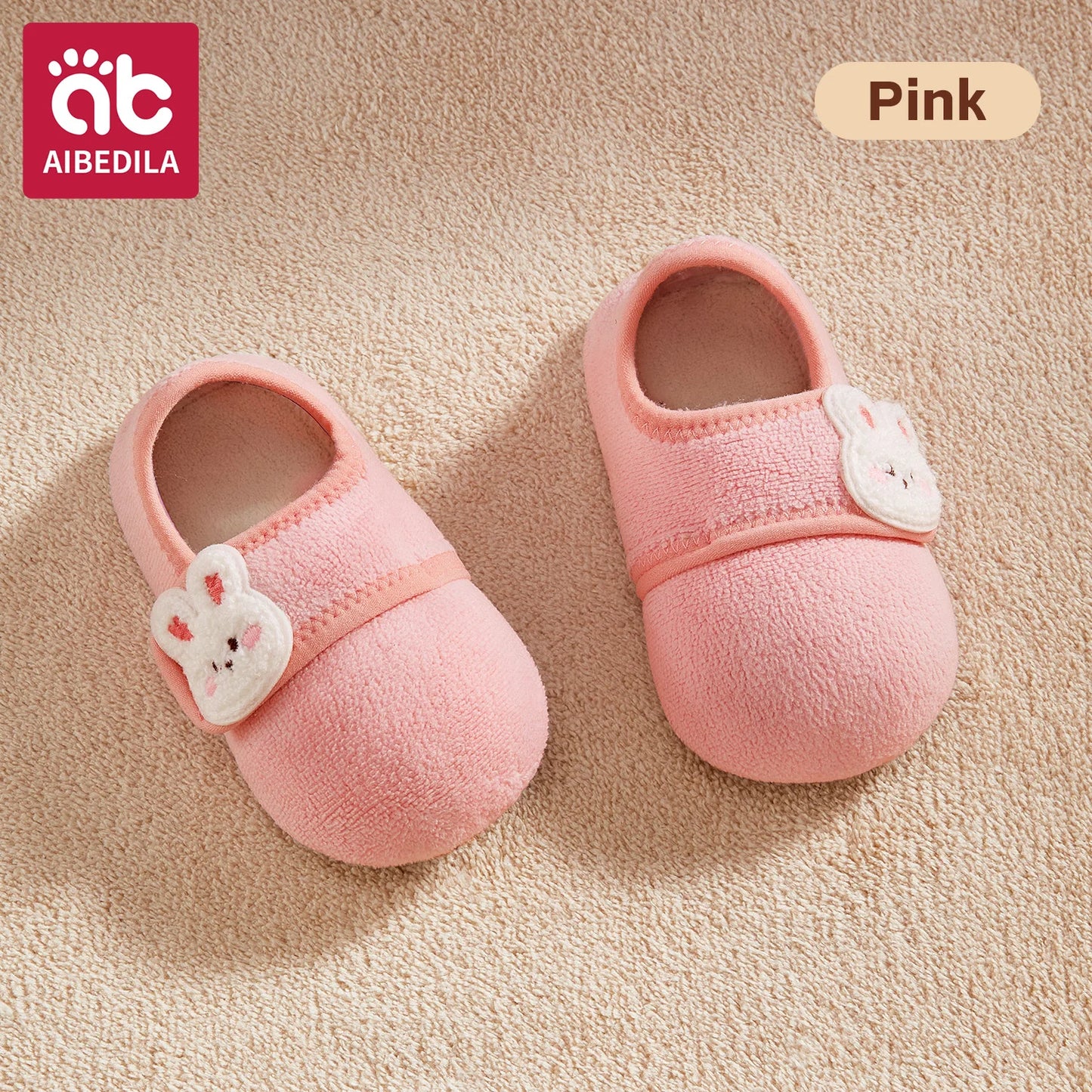 AIBEDILA Toddler Non-Slip Winter Booties (0–4T)