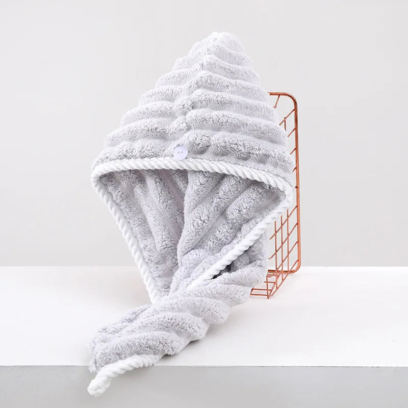 Dry Hair Cap for Women – Thick, Super Absorbent Quick-Dry Towel Headscarf