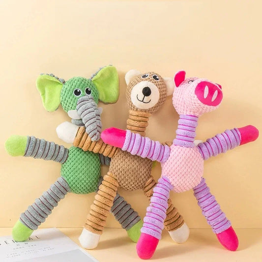 Plush Dog Toy – Cute Chew & Interactive Toy for Small and Medium Dogs