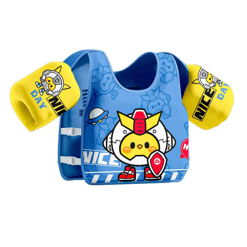 Baby Swim Vest — Non-Inflatable Float with Arm Sleeves for Boys & Girls