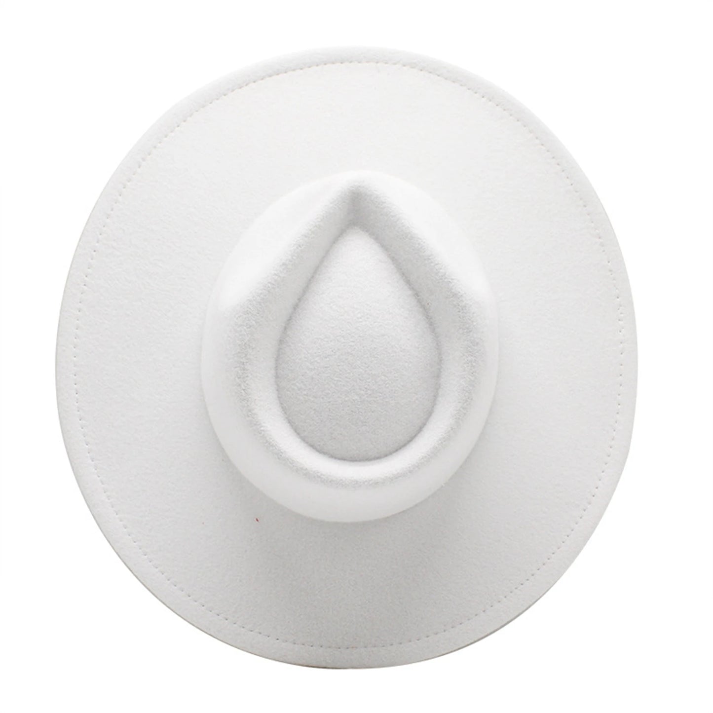 Women’s Vintage Felt Fedora – Wide Brim British Style Hat.