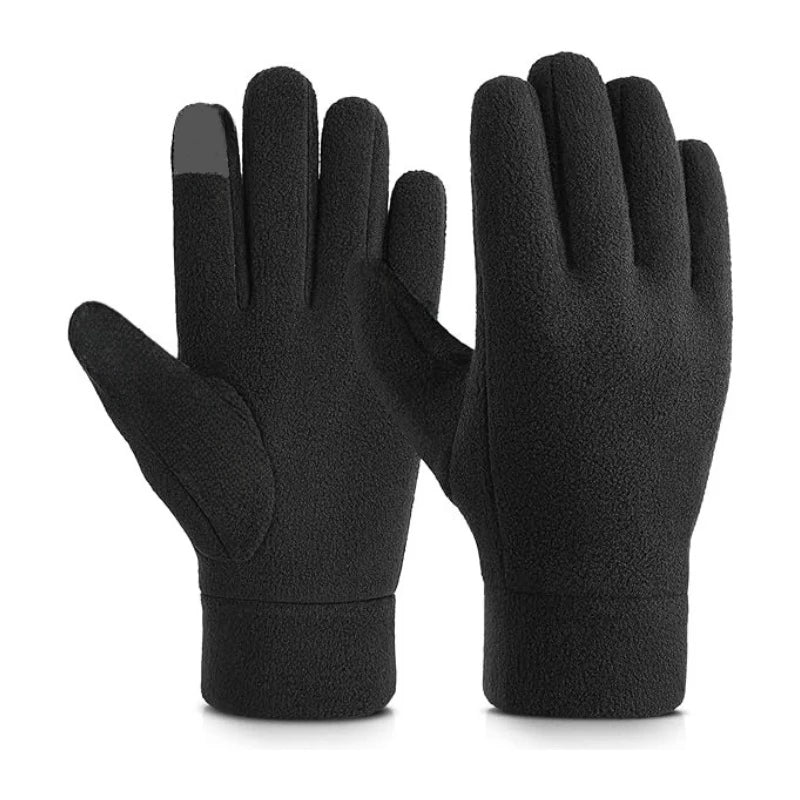 Touchscreen Winter Gloves – Thermal Fleece for Cold Weather Running & Hiking
