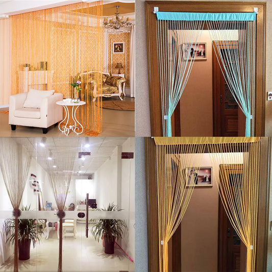 Tassel Thread Curtain 50x200cm – Decorative Panel for Door, Window, or Room Divider