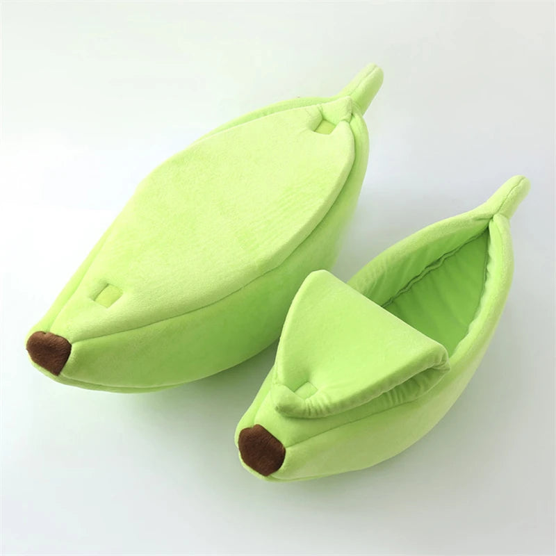 Banana Cat Bed – Cozy, Cute & Portable Pet Cushion