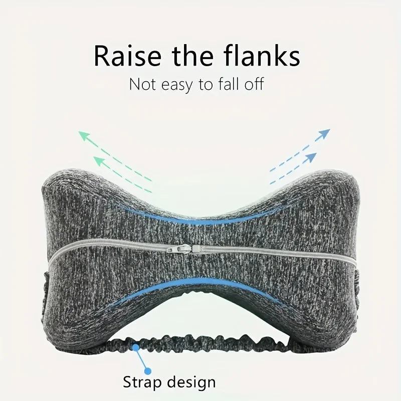 Highly Comfortable Ergonomic Memory Foam Leg Pillow Designed for Side Sleepers