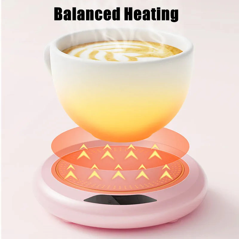 USB Heating Coaster – 3-Speed, 55°C Constant Temperature