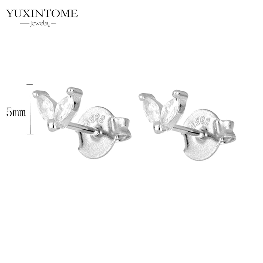 925 Sterling Silver White Zircon Tassel Hoop Earrings — Women’s Luxury Korean Fashion Jewelry 2025