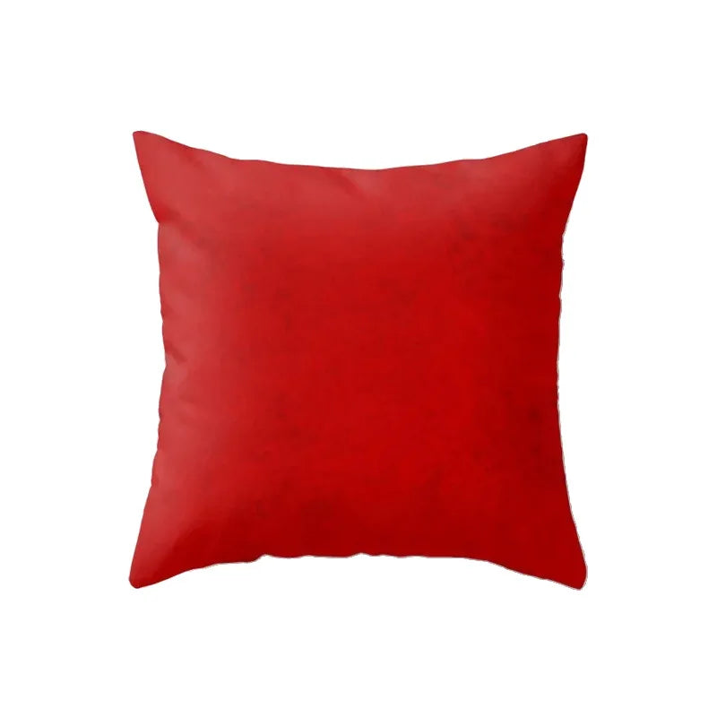 Home Decorative Pillowcase – Red Plaid Design