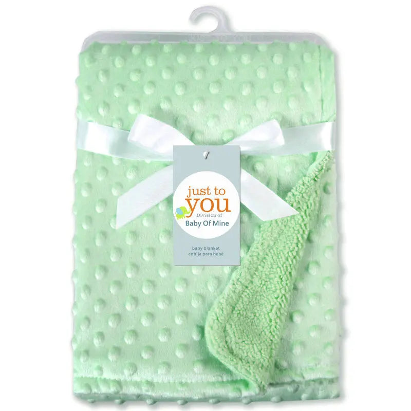 Baby Blanket & Swaddle – Soft Thermal Fleece, Cotton Quilt Wrap for Newborns & Infants
