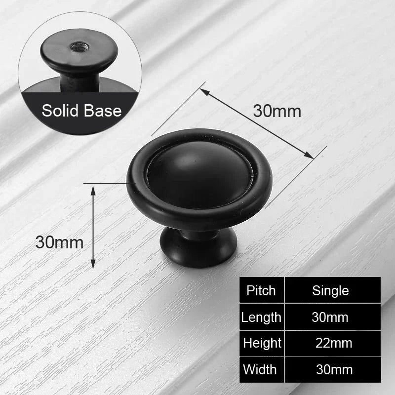 Black Cabinet Handles & Knobs – Modern Drawer Pulls, Cupboard & Kitchen Furniture Hardware
