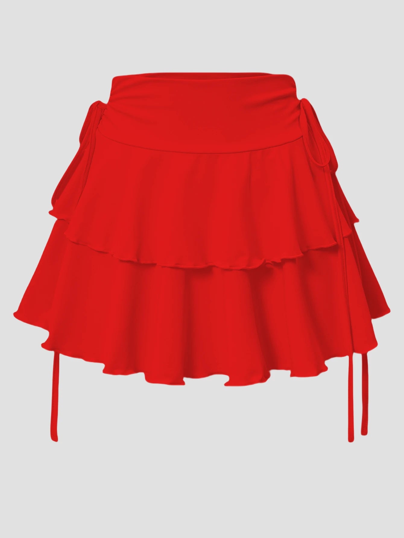 2025 Women’s Summer High Waist Slim Fit Solid Color Short Skirt