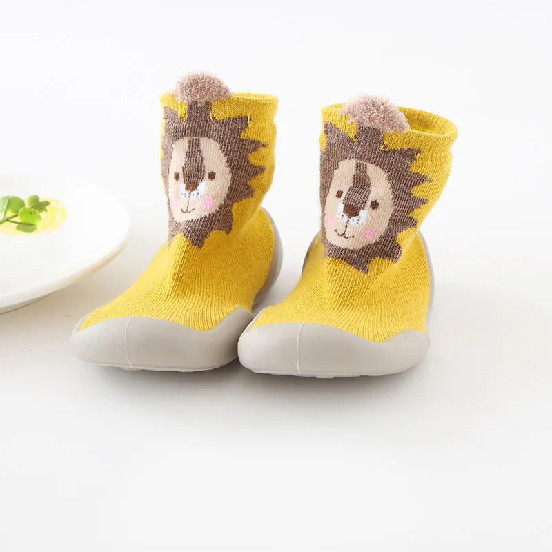 Baby First Walkers — Soft Non-Slip Knit Booties for Toddlers & Infants