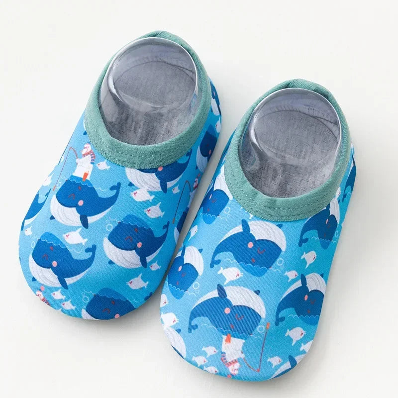 Kids Cartoon Anti-Slip Water Shoes – Summer Pool & Beach Swim Socks.