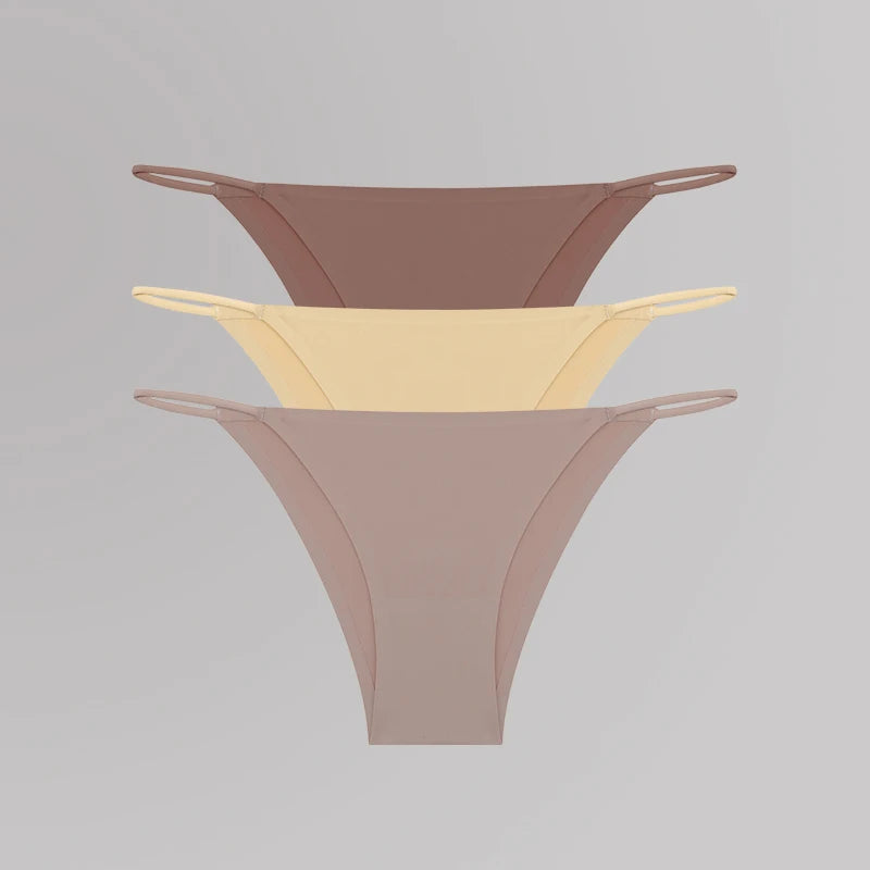 Women's Seamless T-Back Panties – Breathable, Low-Waist, Sexy & Comfy Lingerie