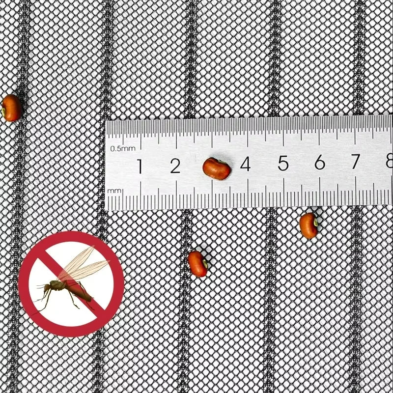 Magnetic Mosquito Net Door Curtain – Insect Proof Mesh Screen with Automatic Closing for Easy Entry & Fresh Air Flow