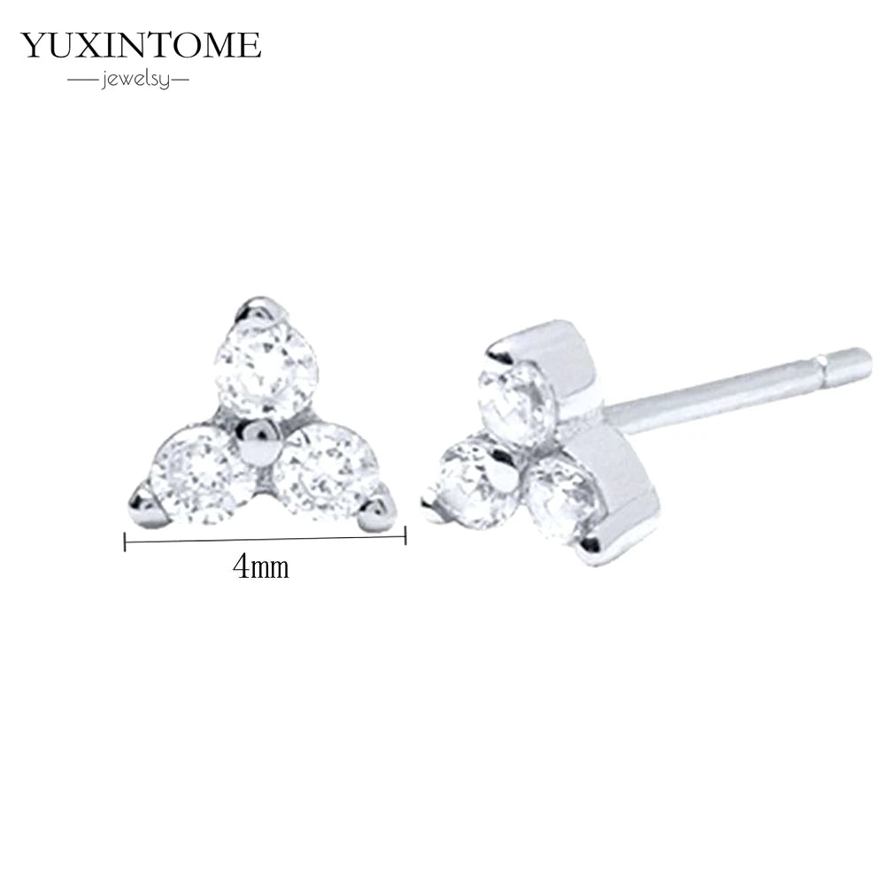 925 Sterling Silver White Zircon Tassel Hoop Earrings — Women’s Luxury Korean Fashion Jewelry 2025
