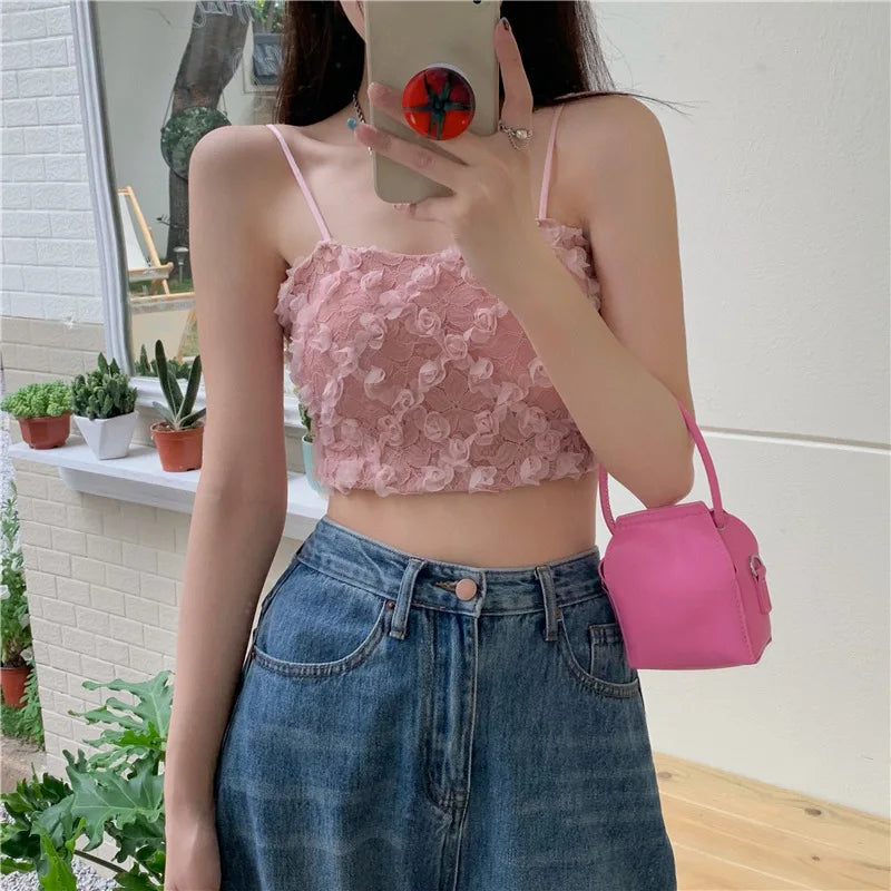 Women's Summer Off-Shoulder Crop Top – Printed, Backless, with Bra Pad
