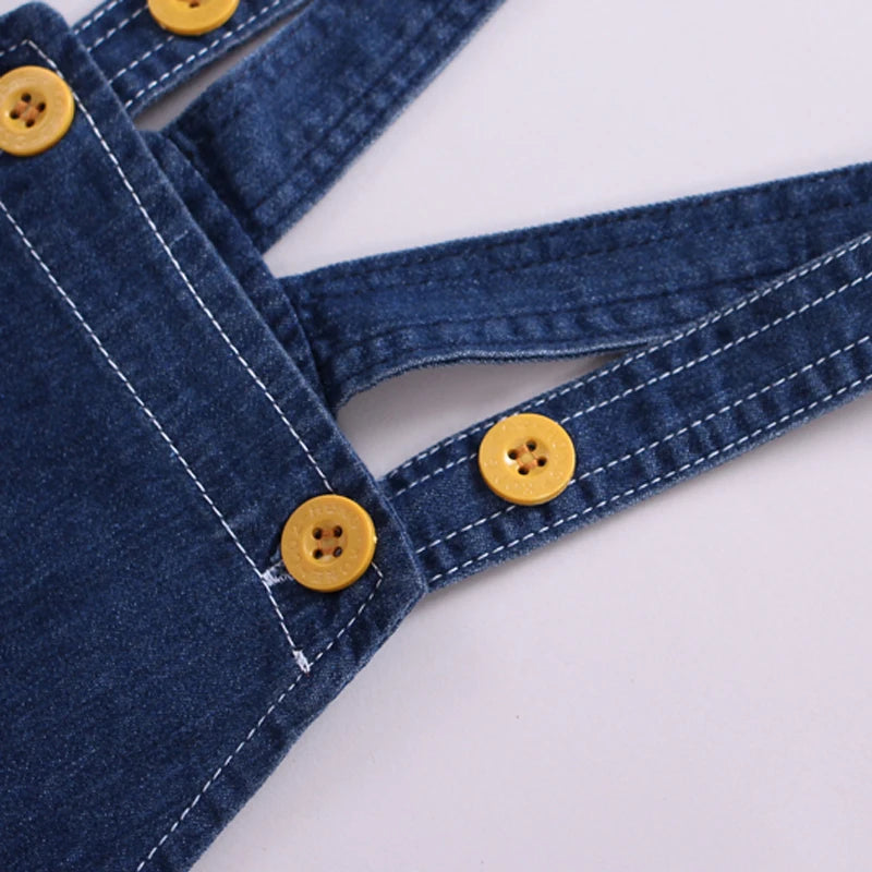 IENENS Summer Baby Kids Denim Overalls Jumper Pants Shorts Playsuit Toddler Infant Boys Girls Clothing Trousers